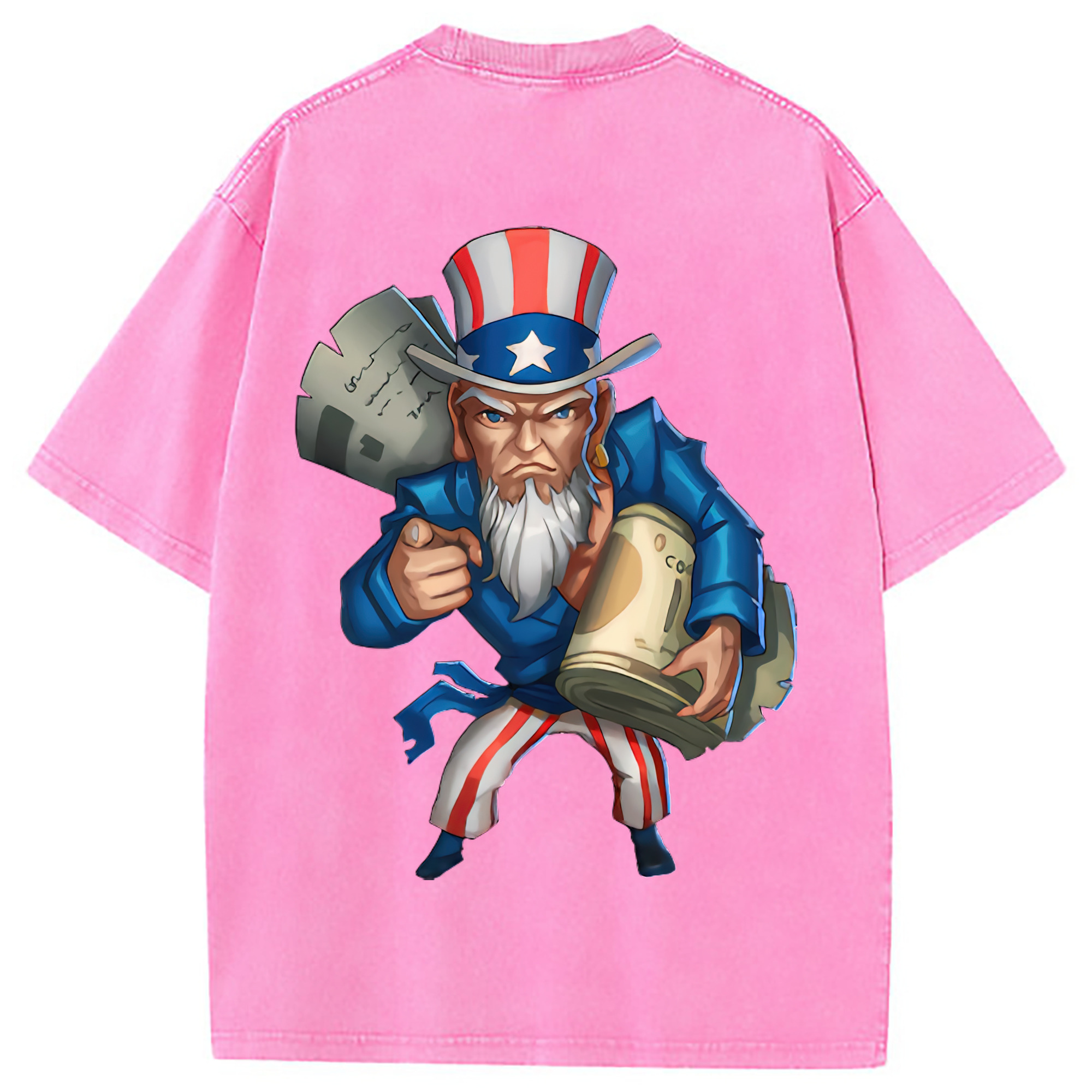 （画像用） リーグ・オブ・レジェンド League of Legends LOL 綿100% ヴィンテージ風 半袖Tシャツ（背面プリント）
